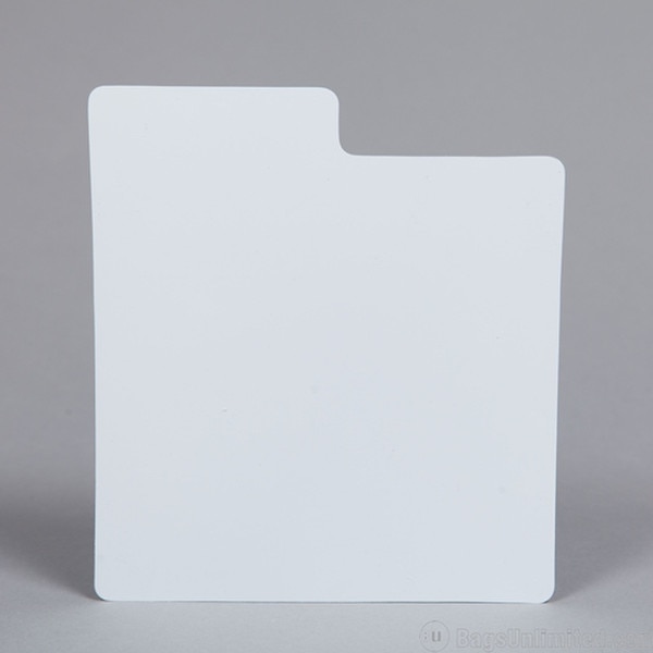 White Plastic 45rpm Record Divider
